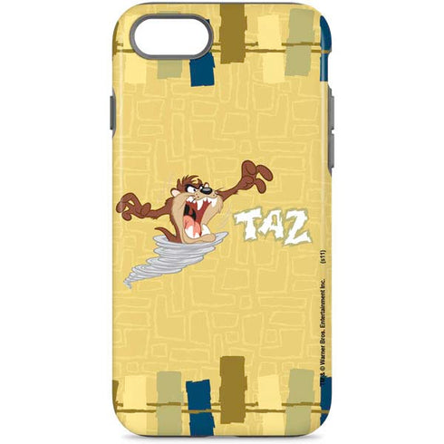 Looney Tunes Tasmanian Devil Swirl Cream iPhone Cases